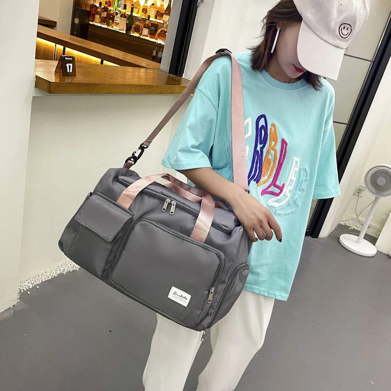 Duffel Bag Spacious Multi-Pocket Weather-Resistant