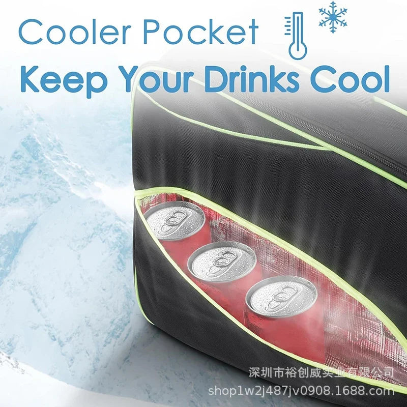 Duffel Bag Ventilated Shoe Compartment & Water-Resistant Fabric
