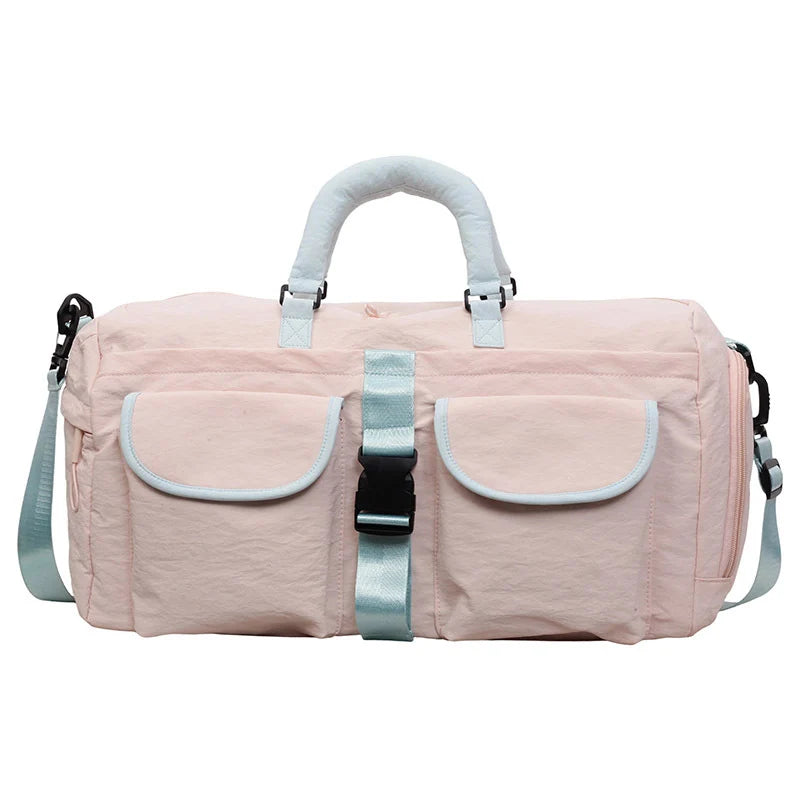 Duffel Bag Water-Resistant Multi-Pocket Padded Handles & Ergonomic Straps