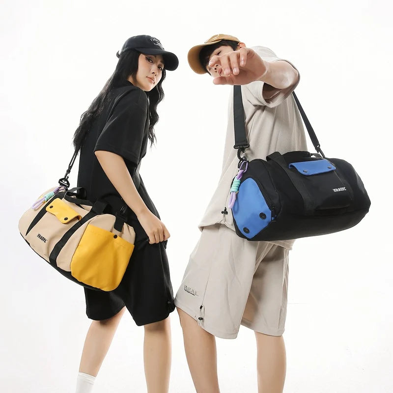 Duffle Bag Compact Water-Resistant Adjustable Shoulder Strap