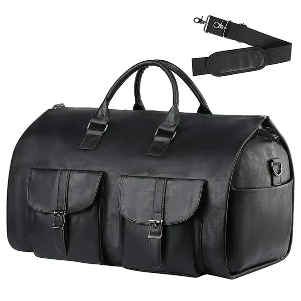 Duffle Bag Convertible Garment Carrier & Shoe Compartment