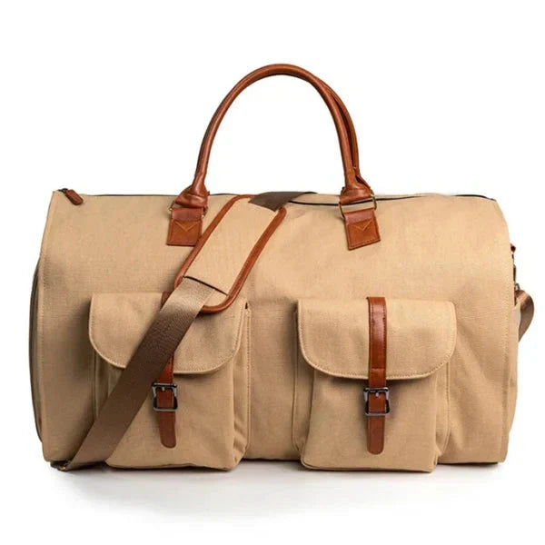 Duffle Bag Convertible Garment Carrier & Shoe Compartment