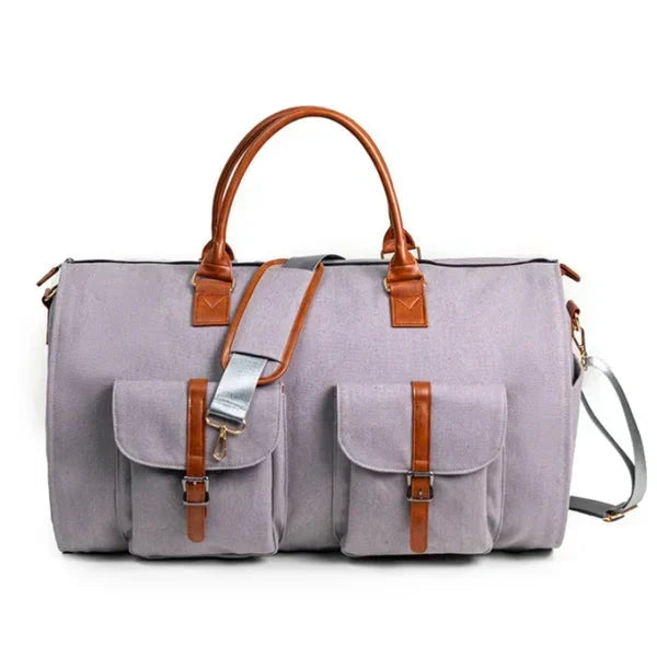 Duffle Bag Convertible Garment Carrier & Shoe Compartment