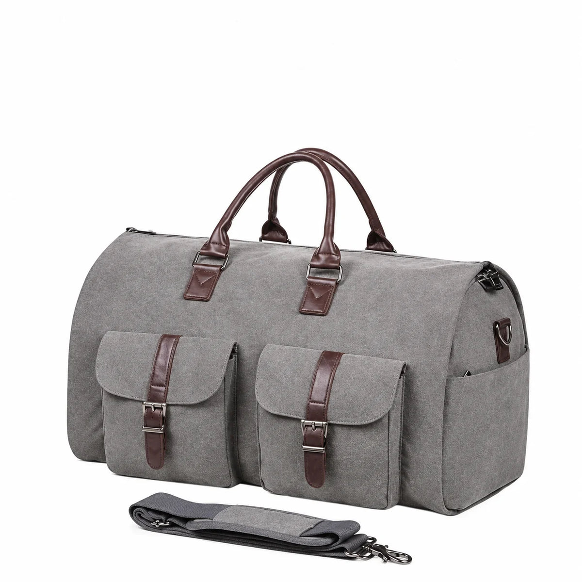Duffle Bag Convertible Garment Carrier & Shoe Compartment