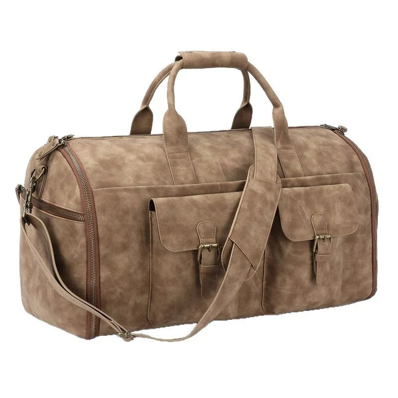 Duffle Bag Large Capacity Multiple Pockets & Detachable Strap