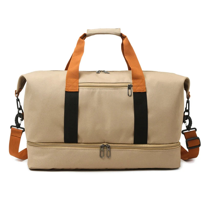 Duffle Bag Large Capacity Water-Resistant Padded Shoulder Straps