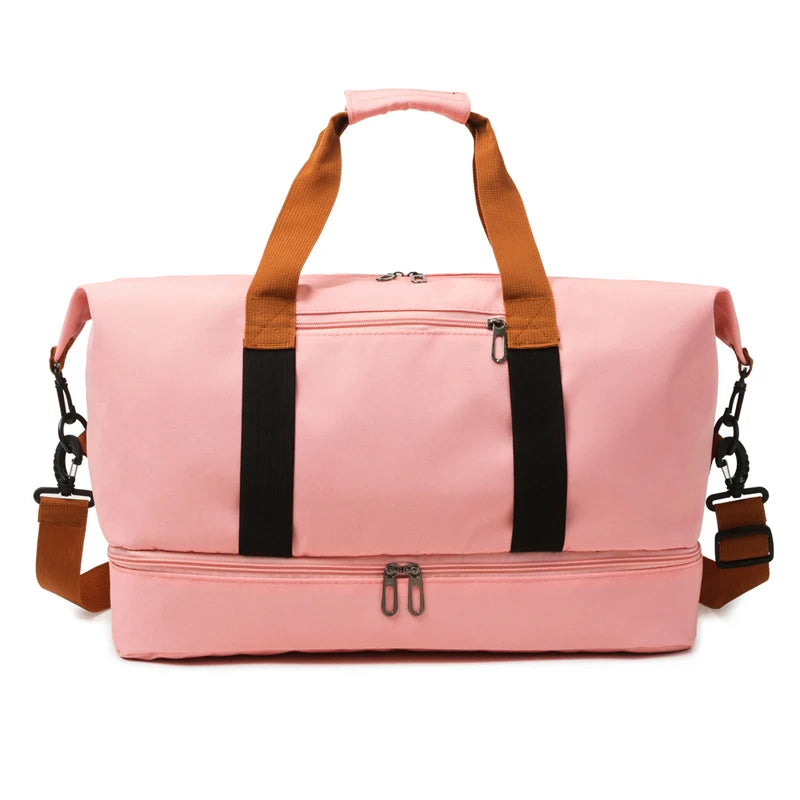 Duffle Bag Large Capacity Water-Resistant Padded Shoulder Straps
