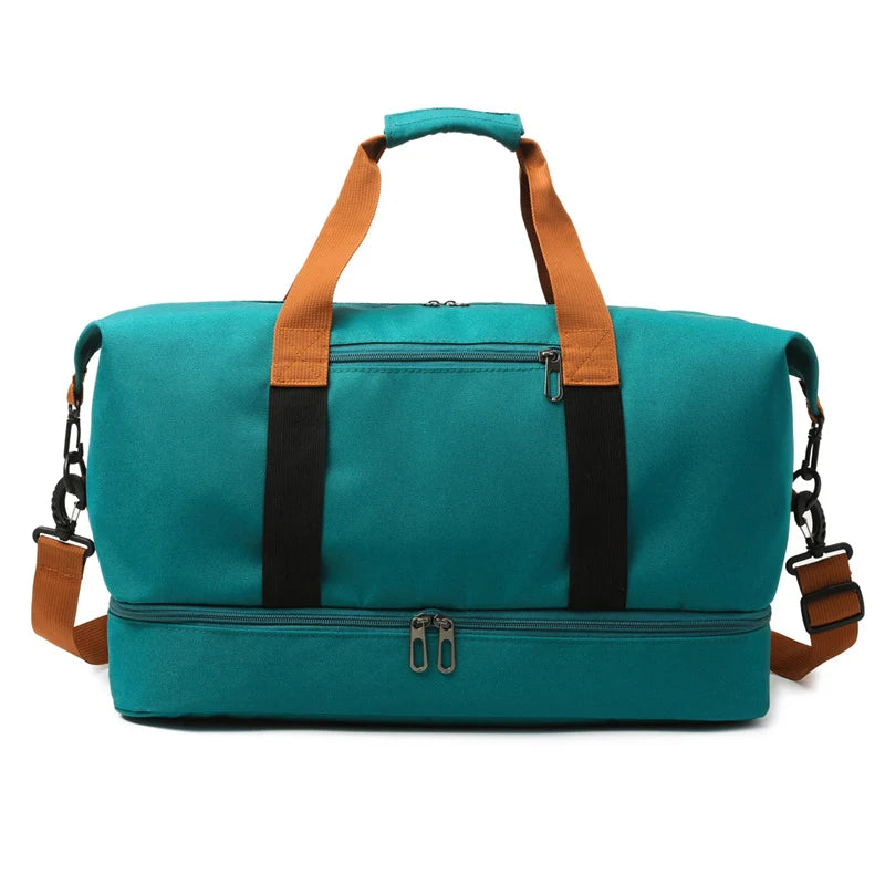 Duffle Bag Large Capacity Water-Resistant Padded Shoulder Straps