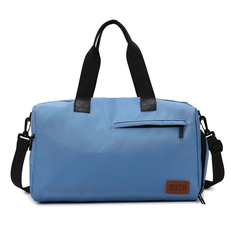 Duffle Bag Large Water-Resistant Multiple Pockets & Detachable Strap