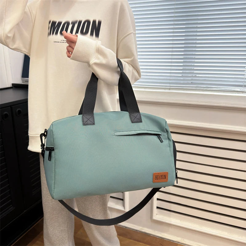 Duffle Bag Large Water-Resistant Multiple Pockets & Detachable Strap