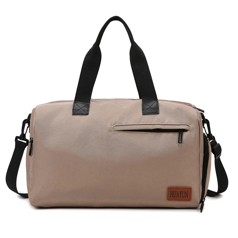 Duffle Bag Large Water-Resistant Multiple Pockets & Detachable Strap