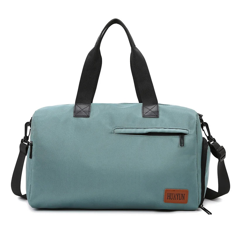 Duffle Bag Large Water-Resistant Multiple Pockets & Detachable Strap