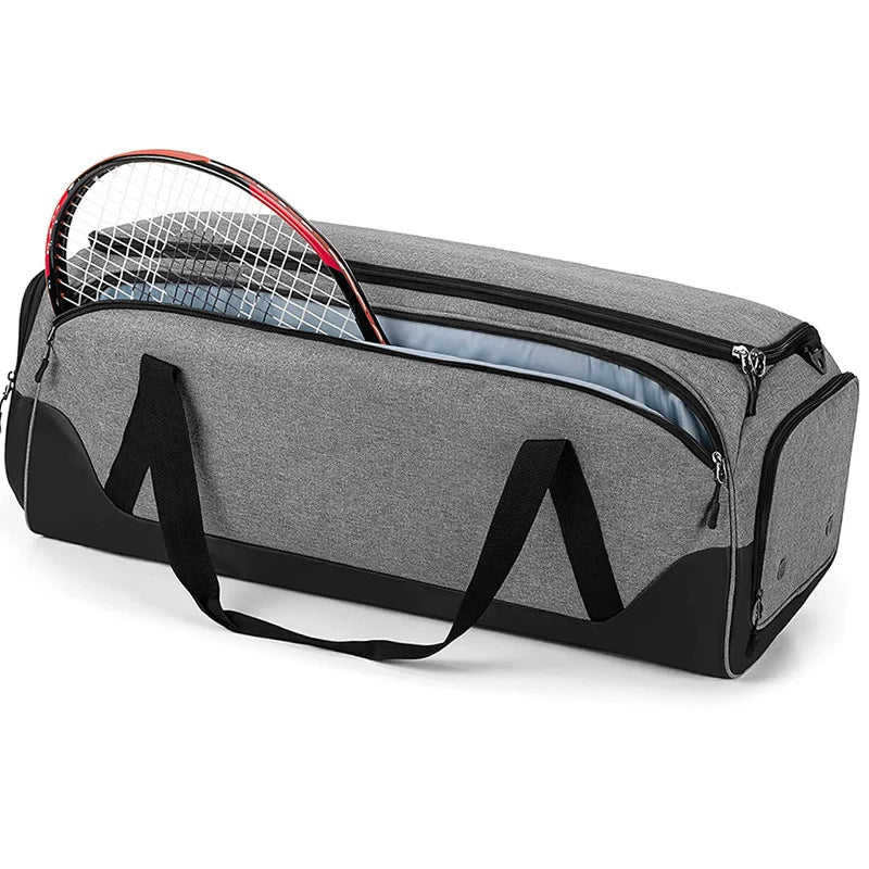 Duffle Bag Multi-Compartment Weather-Resistant Padded Shoulder Strap