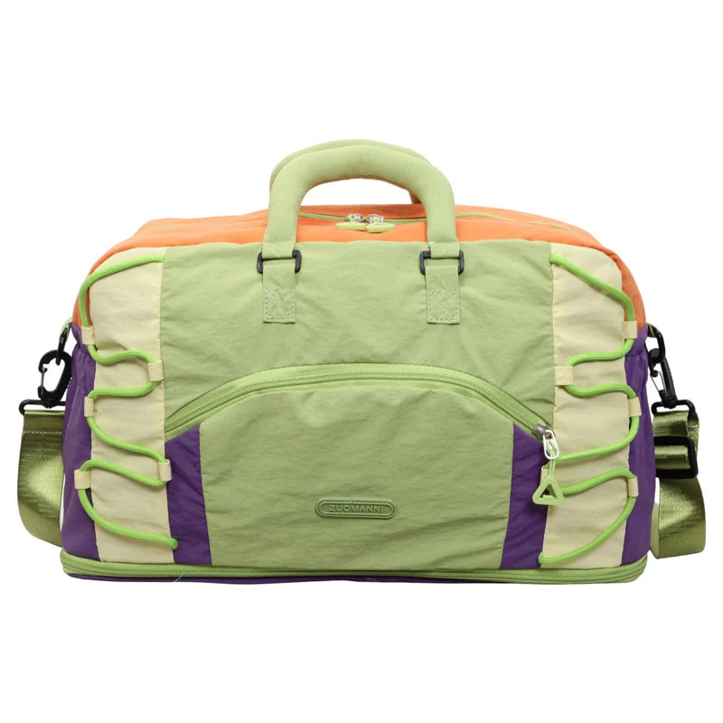 Duffle Bag Spacious Multi-Pocket Padded Handles & Adjustable Strap