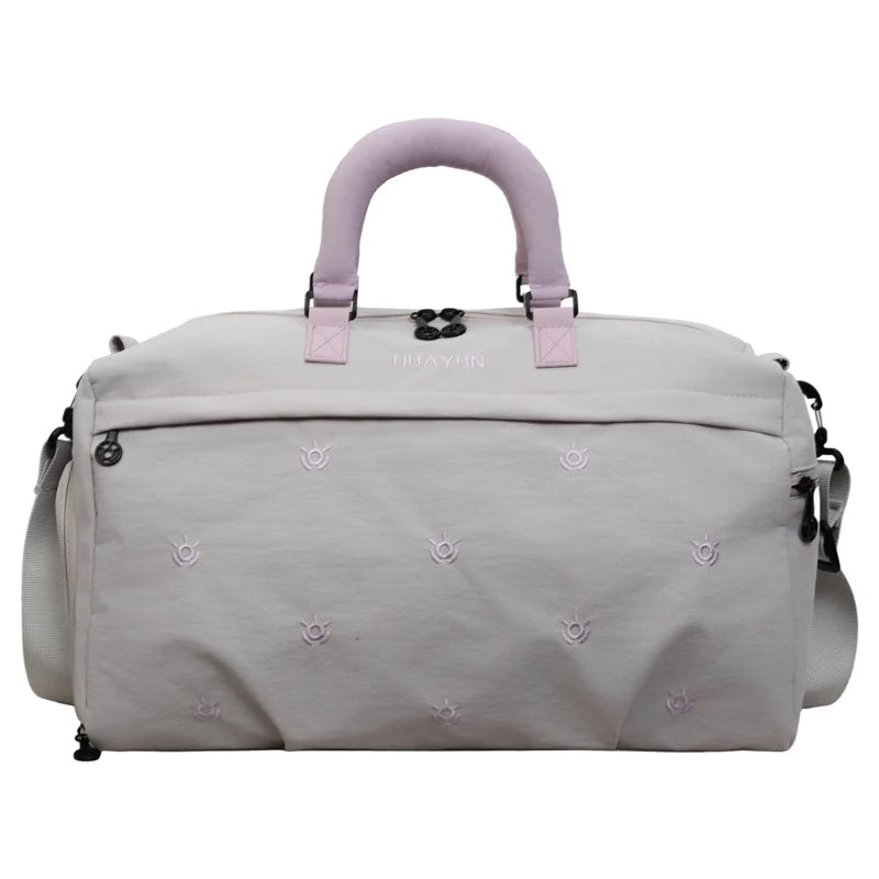 Duffle Bag Tear-Resistant Fabric Padded Handles & Multiple Pockets