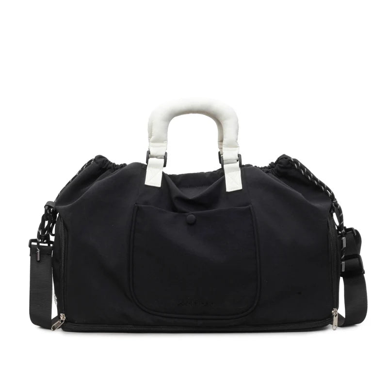 Duffle Bag Water-Resistant Detachable Shoulder Strap & Dual Handles
