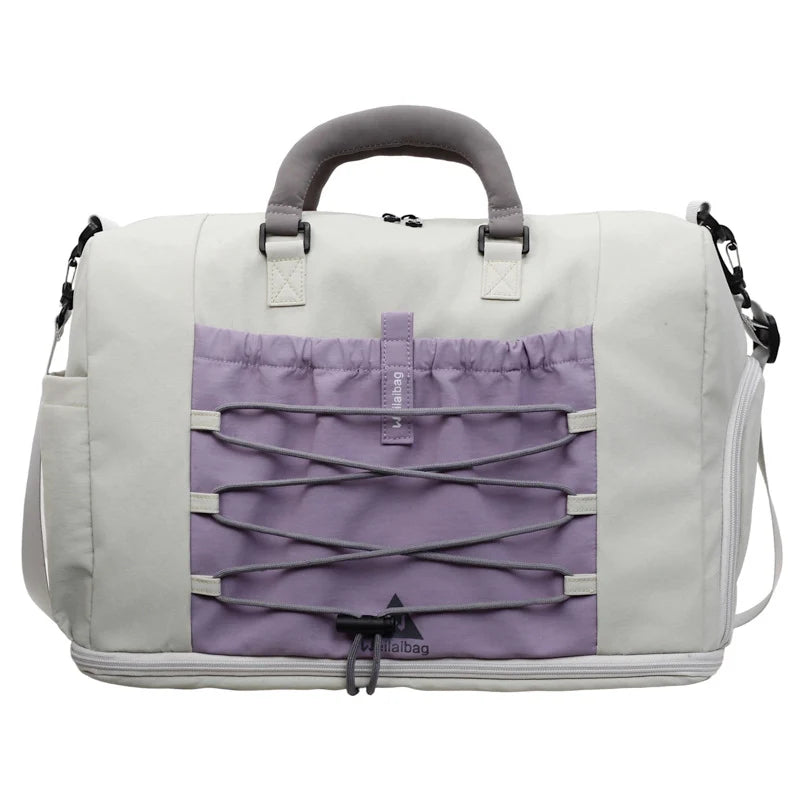Duffle Bag Water-Resistant Multiple Pockets & Adjustable Strap