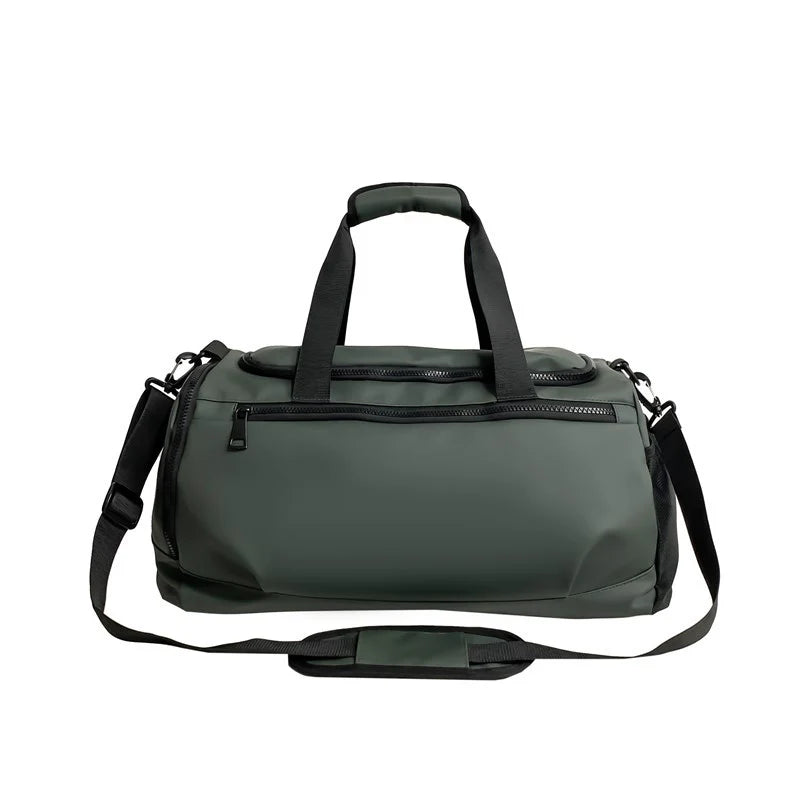 Duffle Bag Water-Resistant Shoe Pocket & Multiple Compartments
