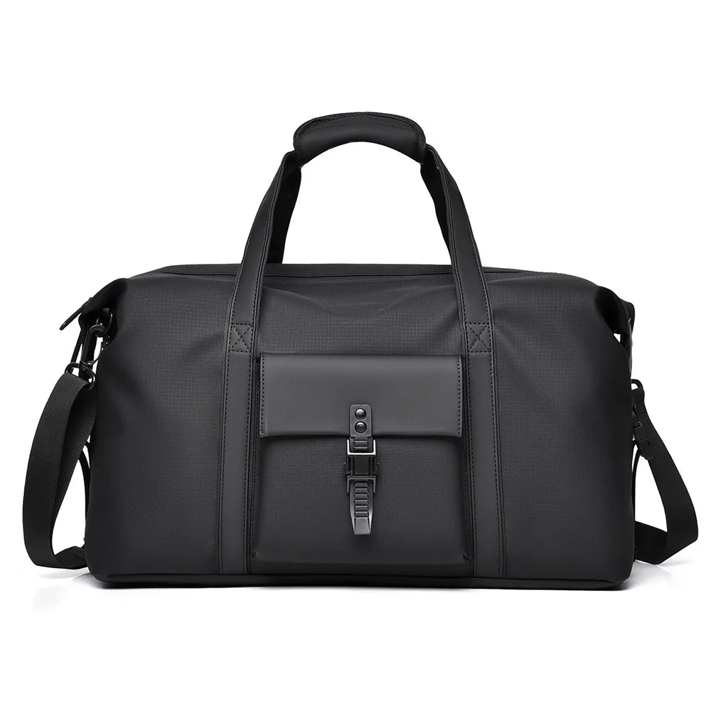 Duffle Bag Waterproof Multiple Pockets & Adjustable Shoulder Strap