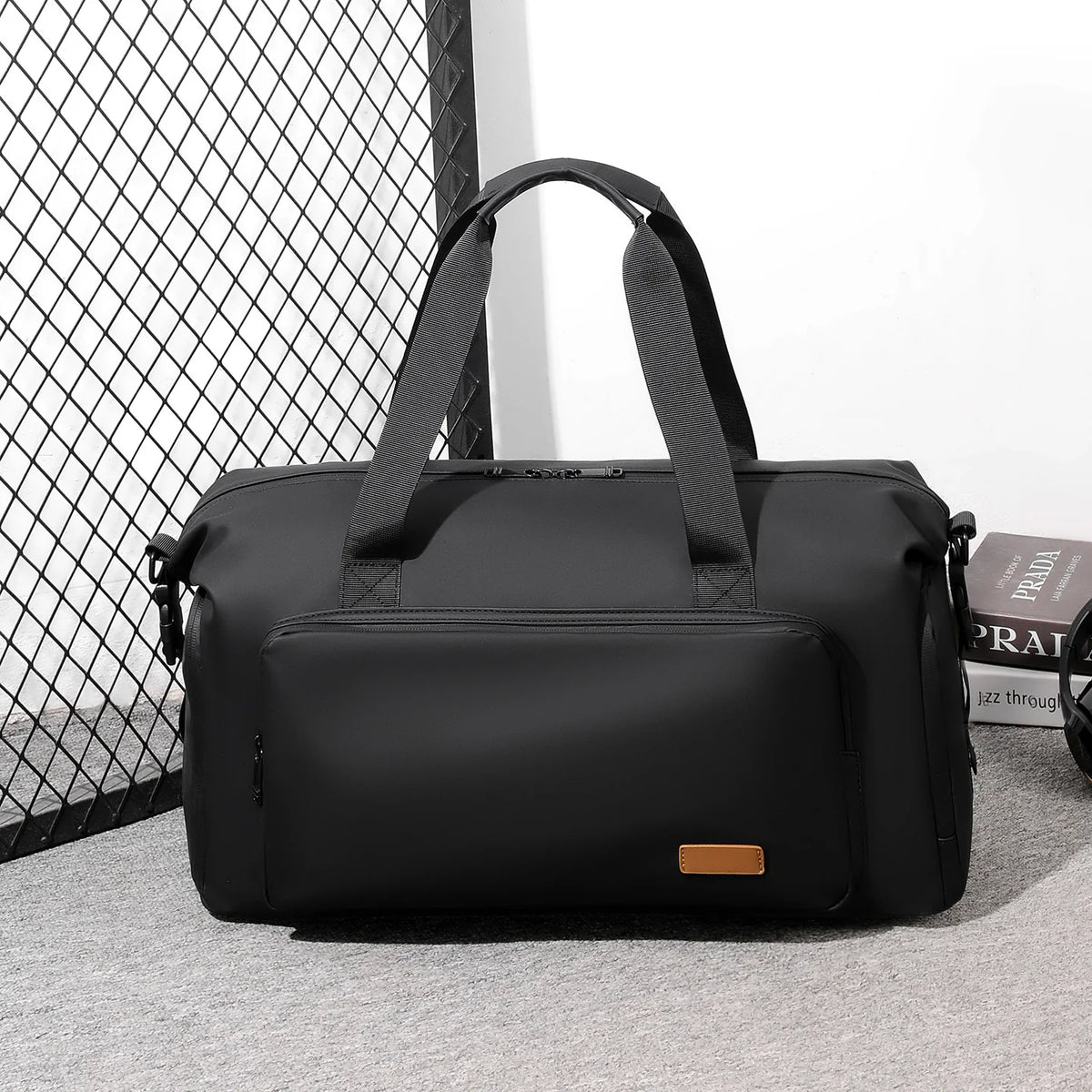 Duffle Bag Waterproof Spacious Detachable Strap & Front Pocket