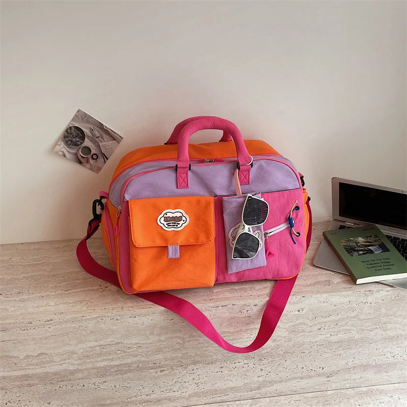 Duffle Bag Weather-Resistant Fabric Large Capacity & Multiple Compartments