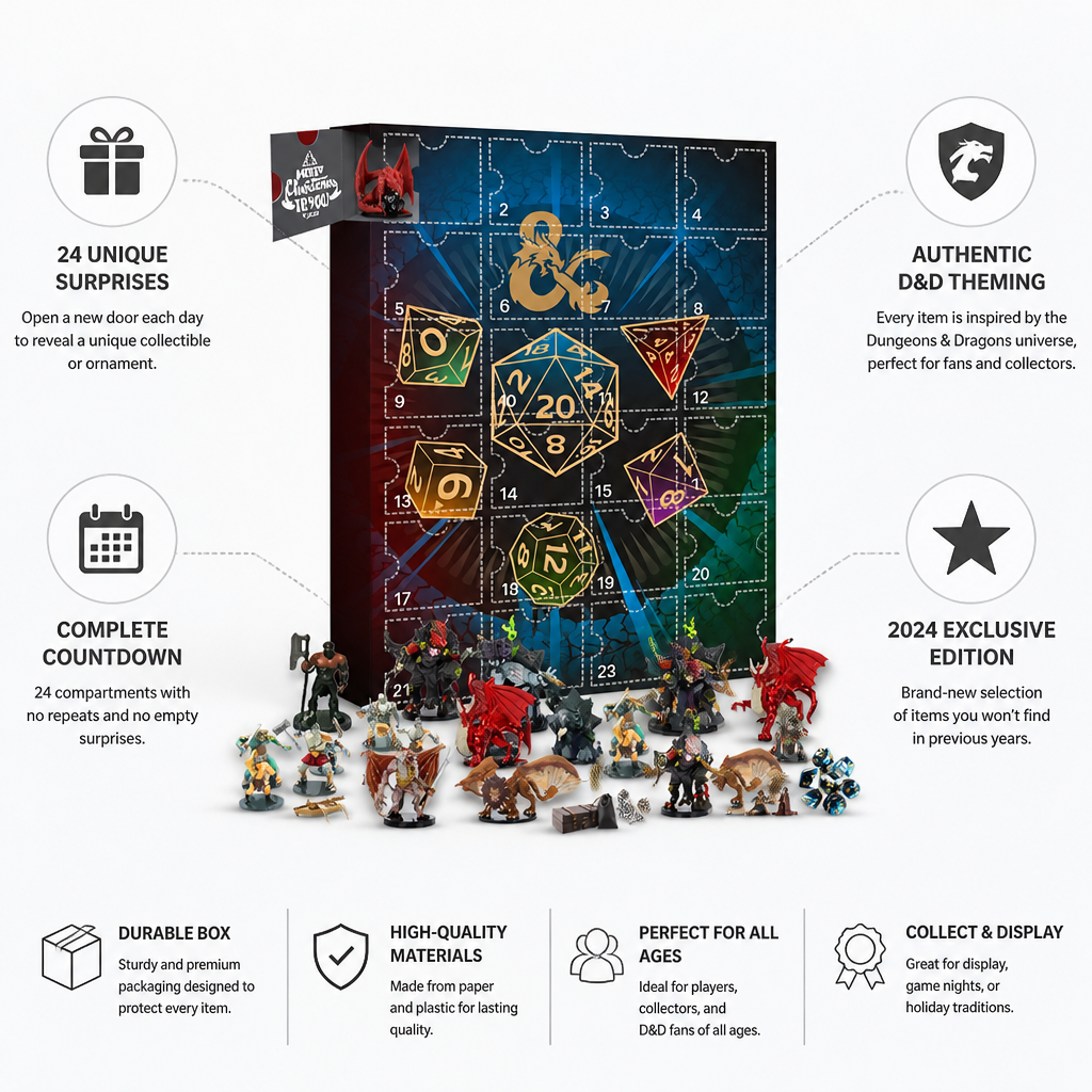 Dungeons & Dragons 24-Day Advent Calendar (2024 Edition)