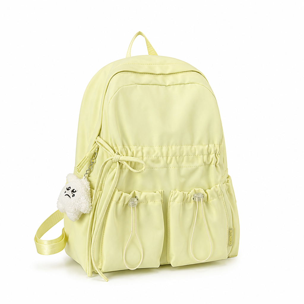 Durable Fabric & Multi-Compartment Drawstring Backpack