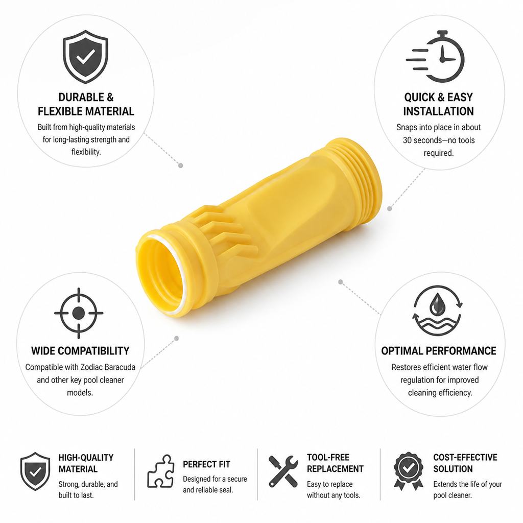 Durable Flexible Quick-Install Pool Cleaner Diaphragm (Universal Fit)