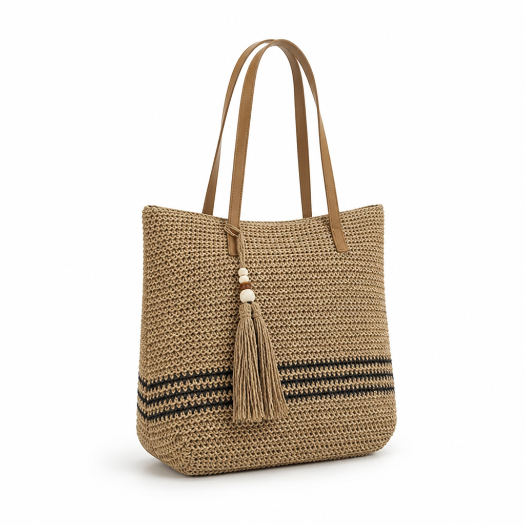 Durable Handcrafted Braided Beach Bag