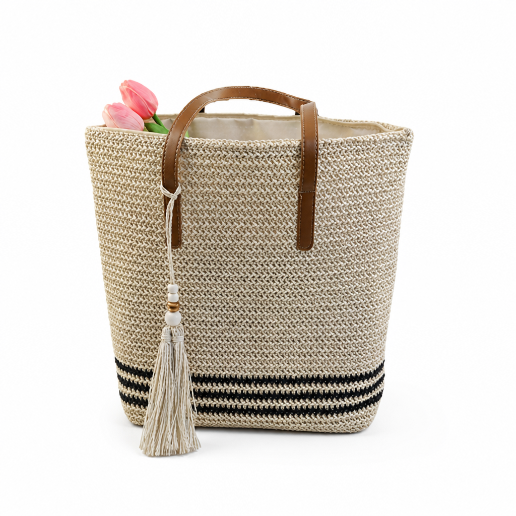 Durable Handcrafted Braided Beach Bag