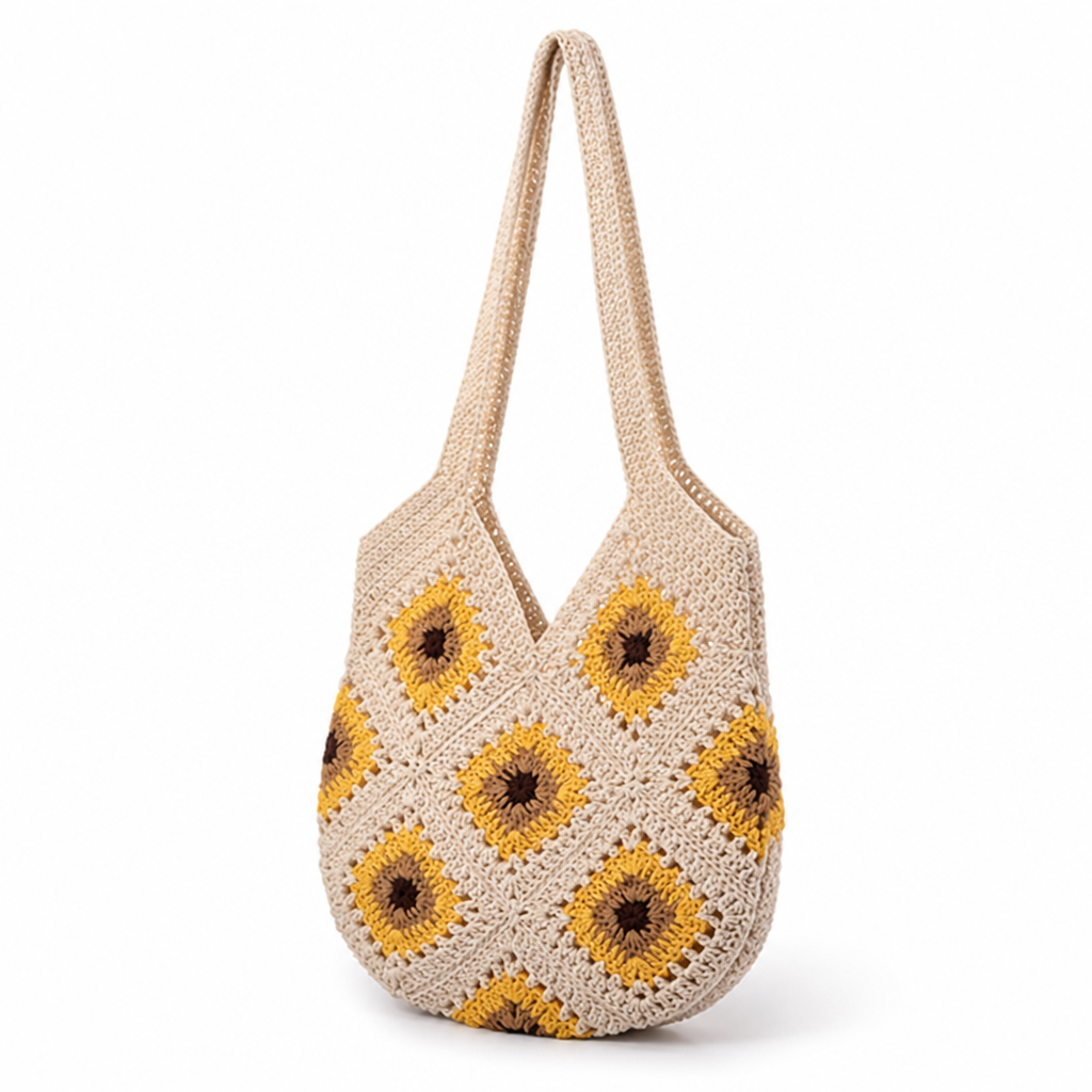 Durable Handmade Cotton Macrame Shopper Bag