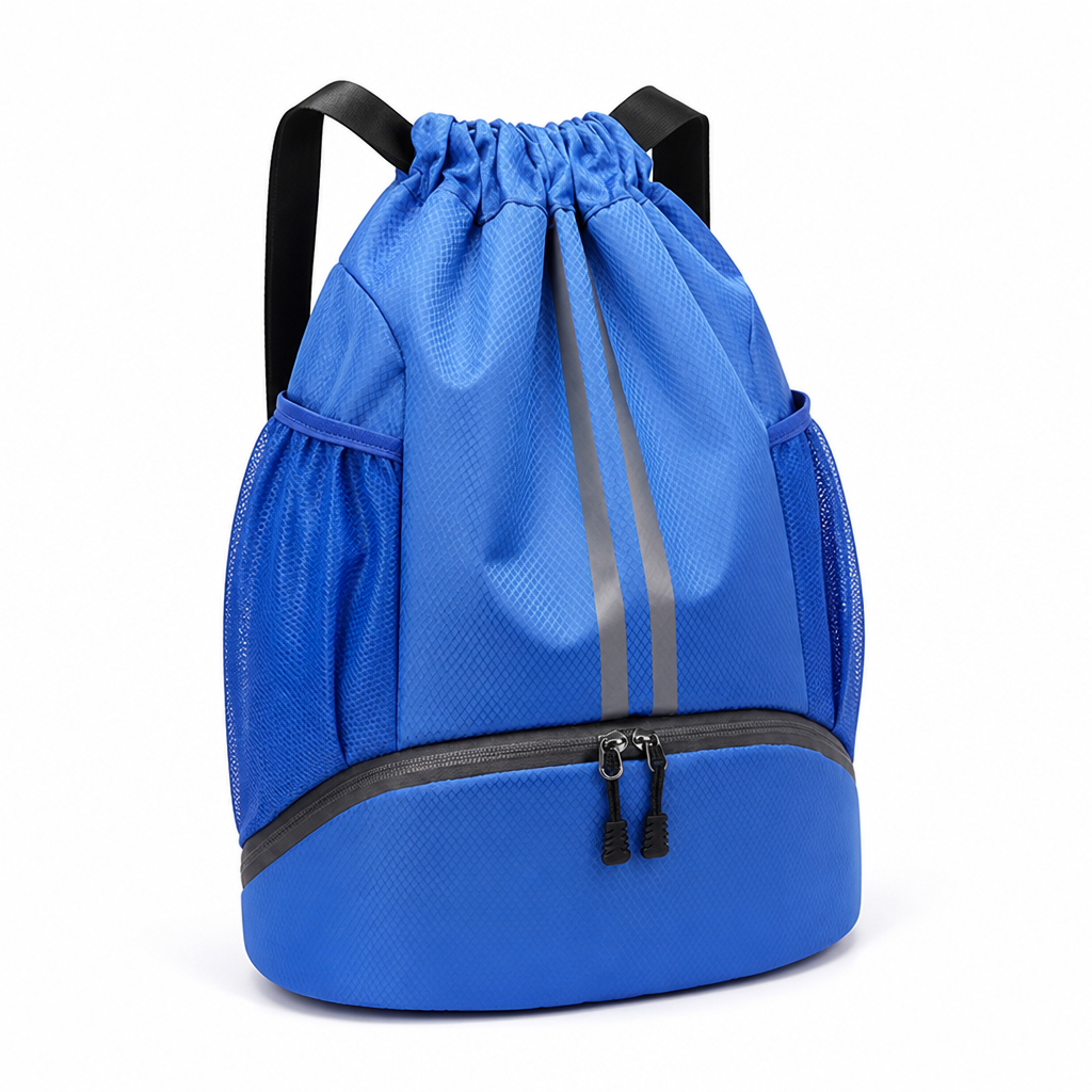 Durable Large-Capacity Reflective Drawstring Backpack