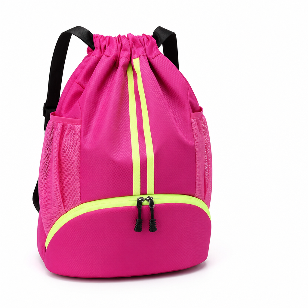 Durable Large-Capacity Reflective Drawstring Backpack