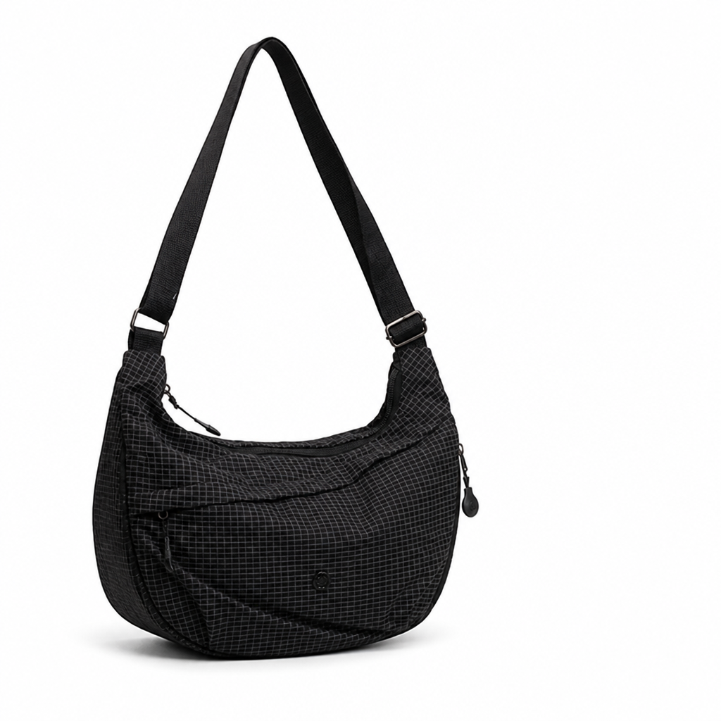 Durable Lightweight Checkered Sling Bag