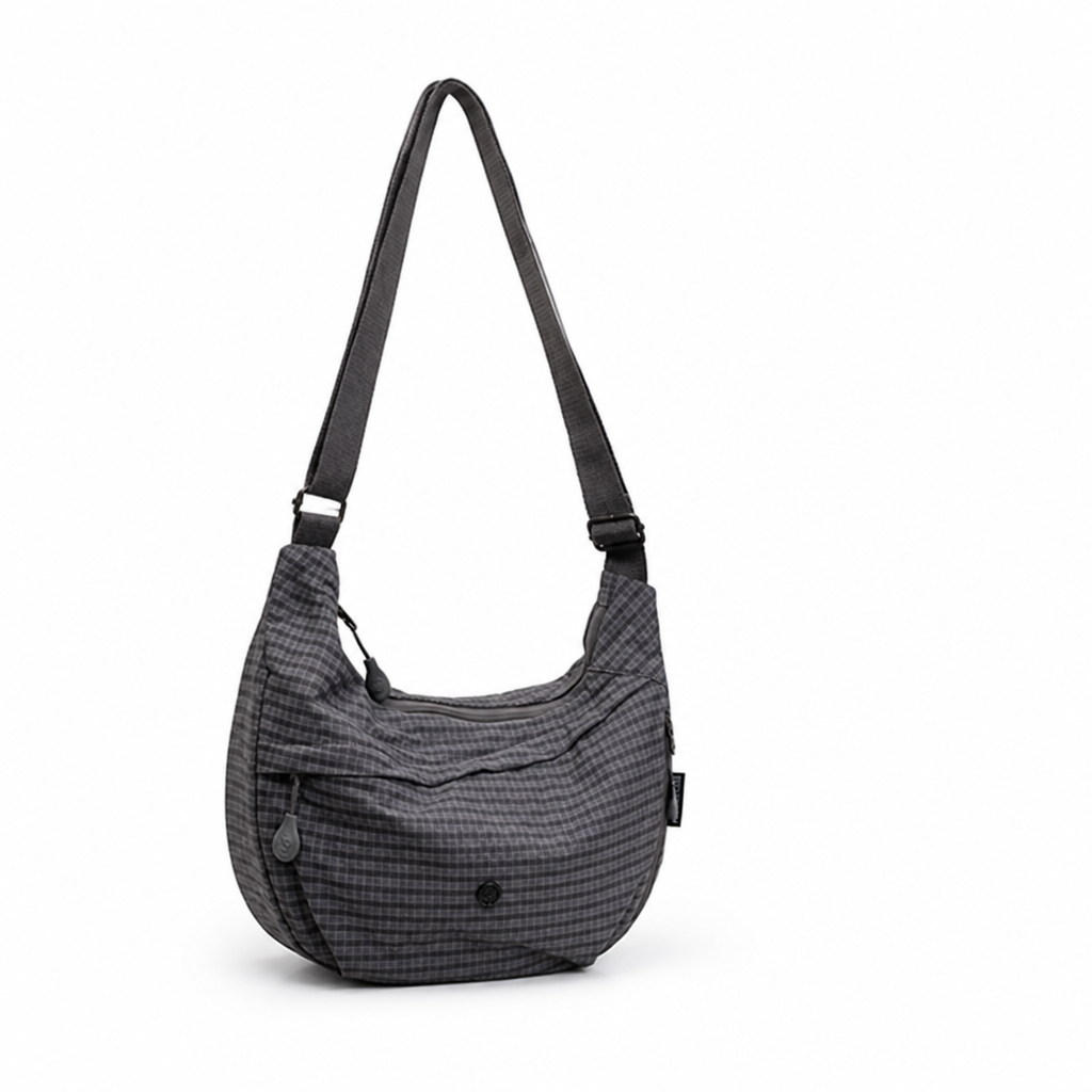 Durable Lightweight Checkered Sling Bag