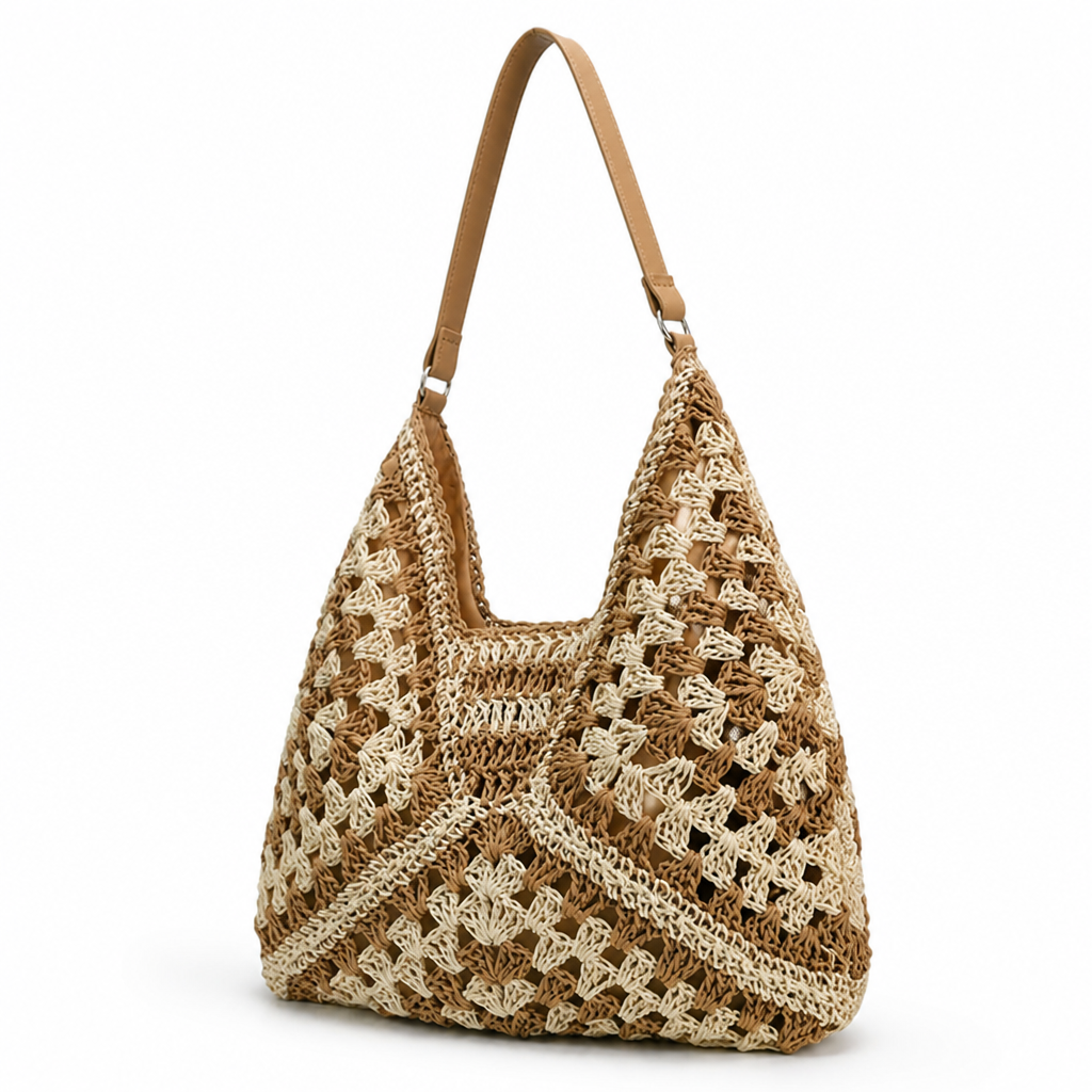 Durable Lightweight Woven Handbag (Adjustable Strap)