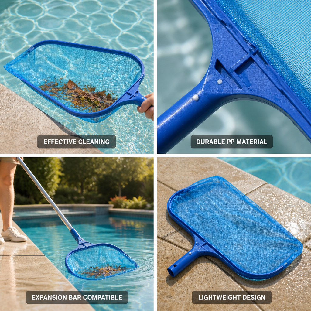 Durable PP Deep-Water Leaf Skimmer (Expansion Bar Compatible)