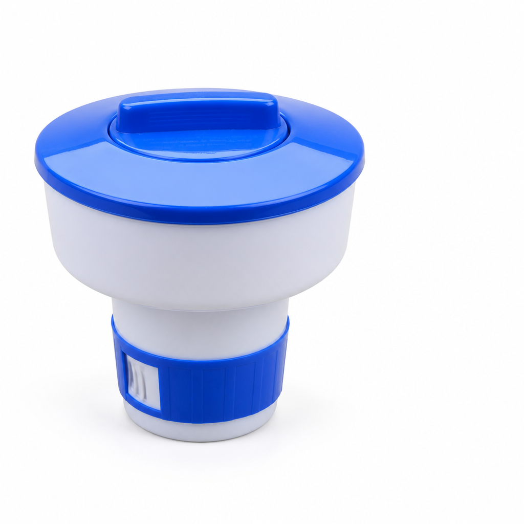 Durable PVC Floating Locking & Adjustable Chlorine Dispenser (8 Inch)