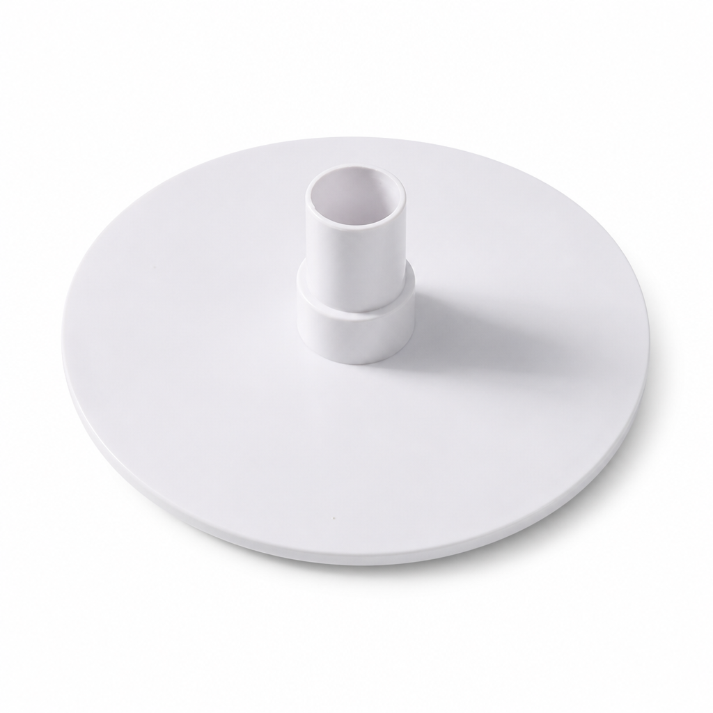 Durable PVC Universal Fit Pool Skimmer Vacuum Plate (7 in)