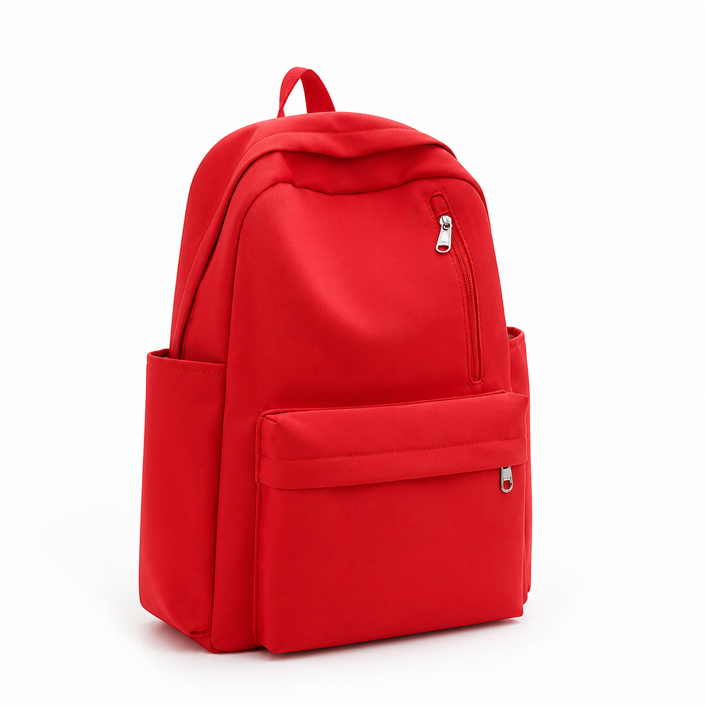 Durable Padded Straps & Multi-Pocket School Backpack (Bunny Charm)