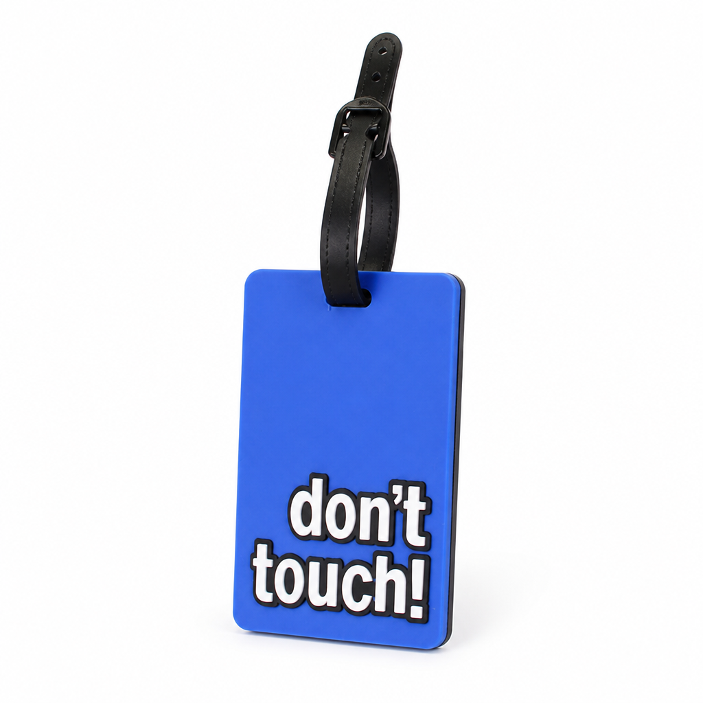 Durable Silicone Luggage Tag (Secure Strap & Hidden ID Slot)