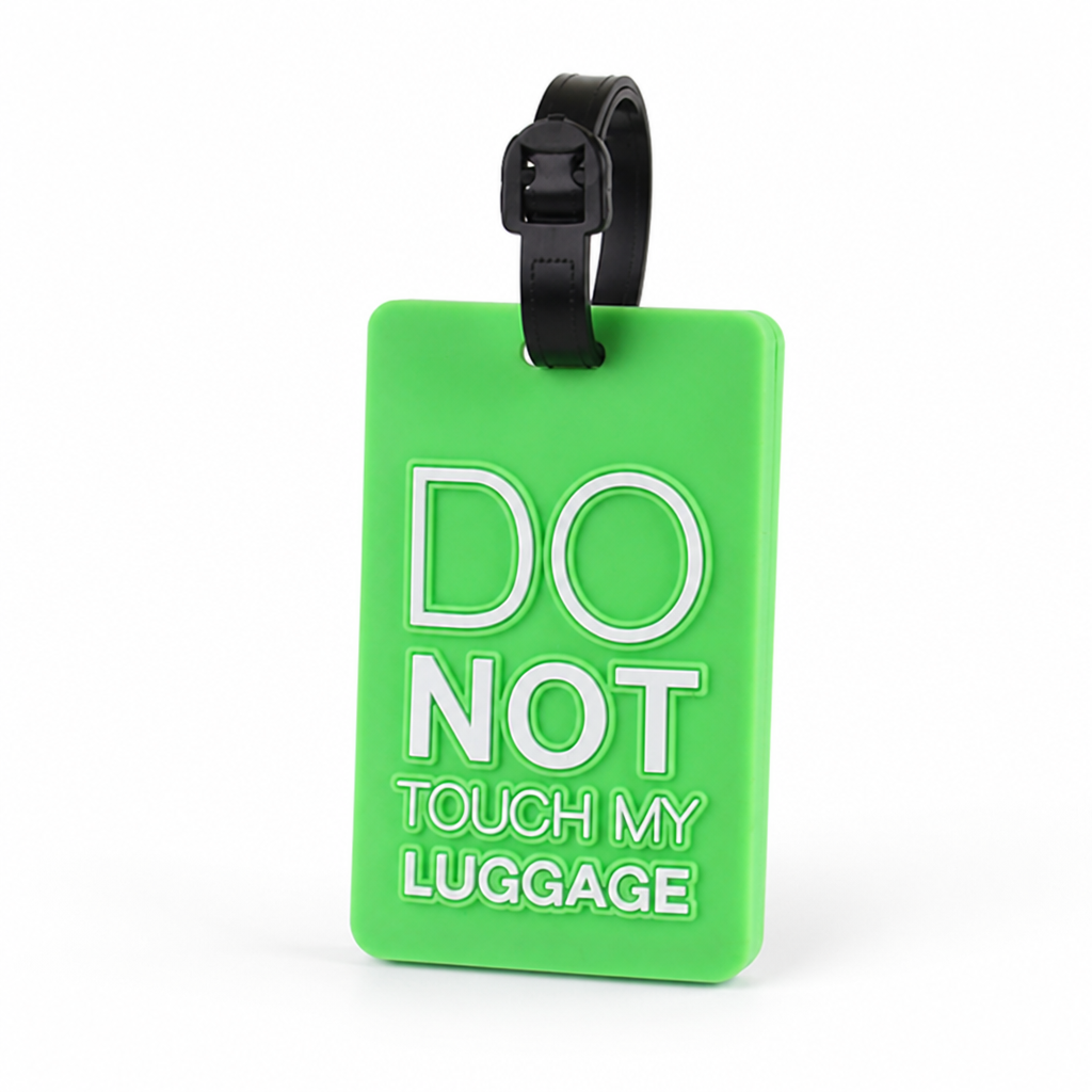 Durable Silicone Luggage Tag (Secure Strap, Not Your Bag Print)