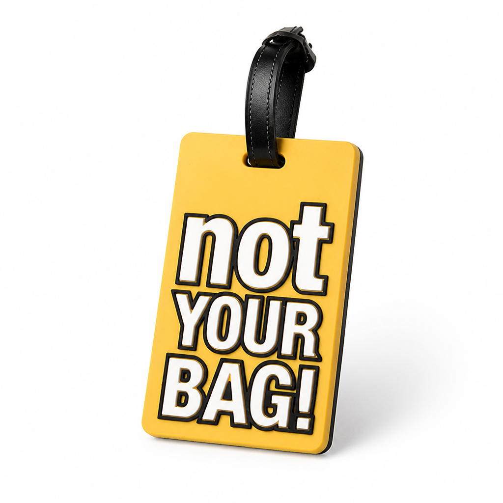 Durable Silicone Luggage Tag (Secure Strap, Not Your Bag Print)