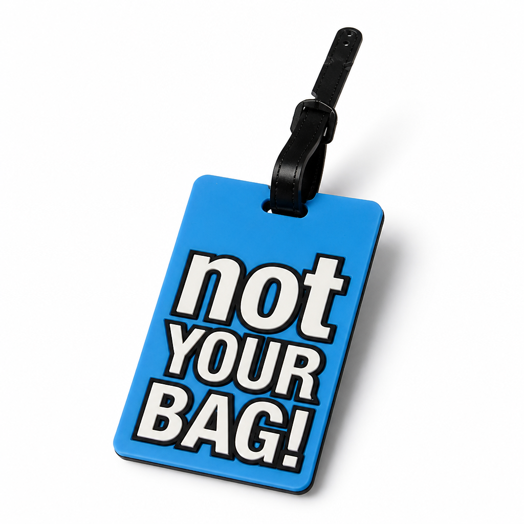 Durable Silicone Luggage Tag (Secure Strap, Not Your Bag Print)