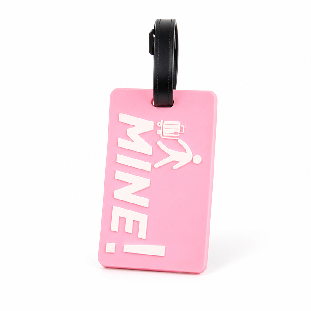 Durable Silicone Luggage Tag (Secure Strap, Not Your Bag Print)