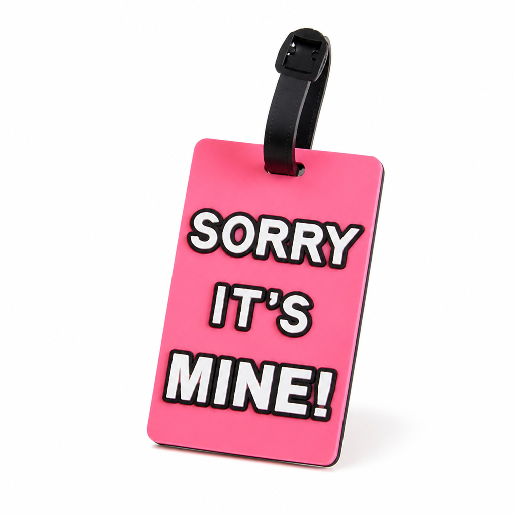 Durable Silicone Luggage Tag (Secure Strap, Not Your Bag Print)