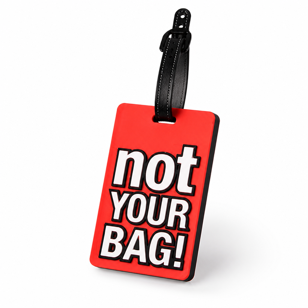 Durable Silicone Luggage Tag (Secure Strap, Not Your Bag Print)