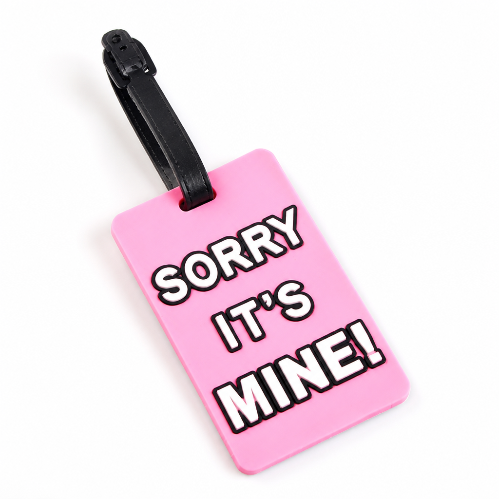 Durable Silicone Luggage Tag (Secure Strap, Not Your Bag Print)