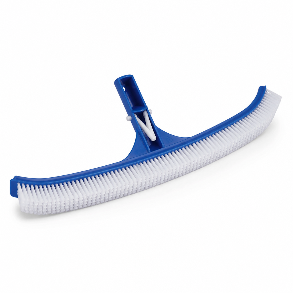 Durable UV-Resistant Nylon Curved Pool Brush (18 Inch)