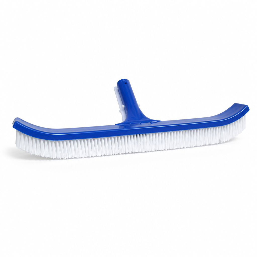 Durable UV-Resistant Nylon Curved Pool Brush (18 Inch)